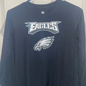 Eagles medium 10-12 long sleeve shirt polyester